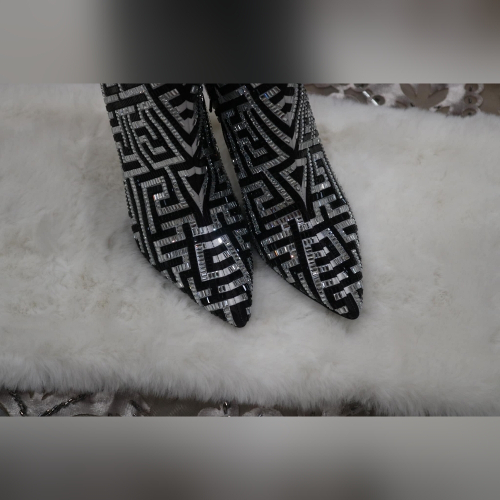 Rakima 3 Womens Embellished Pointed Toe Booties
